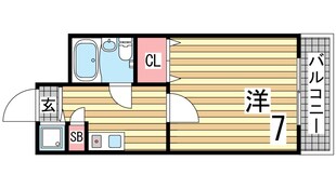 シェスタ白川台の物件間取画像